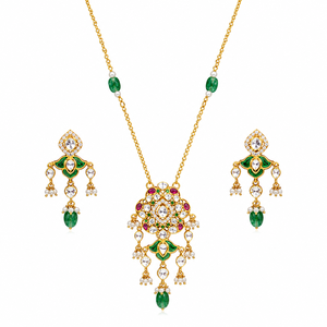 Elegante Juego de Collar y Aretes Modernos de Plata 925 con Moissanita, Diseño Tradicional para Mujer, Joyería para Fiesta o Boda - Product Image 5