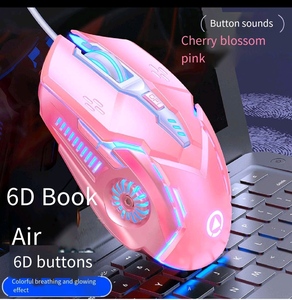 เมาส์เกมมิ่งแบบมีสาย RGB สำหรับคนถนัดขวา ปุ่มกดแบบ Silent Mechanical Switches สำหรับการเล่นเกมแบบแข่งขัน ดีไซน์เฉพาะตัว ช่องต่อ USB ชาร์จไฟได้ - Product Image 4