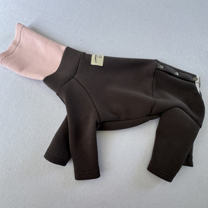 Camiseta de Base para Perro, Otoño-Invierno, Especial para Galgos Pequeños, Diseño Envolvente para el Vientre, Cuatro Patas, Casual, Ultra Suave, de Algodón Aéreo, Antiestática - Product Image 4