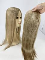 Prothèse capillaire brésilienne double dentelle pour femmes, avec des couleurs populaires blondes naturelles dégradées, livraison rapide