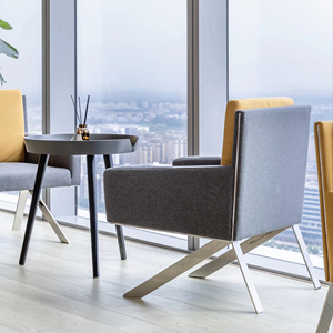 लिविंग रूम होटल के लिए आधुनिक क्लासिक सिंगल सोफा चेयर पू चमड़े/कपड़े के लिए कवर किए गए कपड़े - Product Image 6