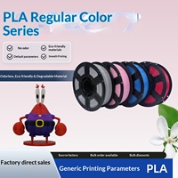 Filament d'impression 3D PLA couleur unie, écologique, biodégradable, haute vitesse, lisse, pour imprimantes 3D FDM, directement de l'usine en Chine