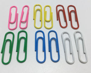 Le <span class=keywords><strong>pvc</strong></span> enduit coloré de 25mm trombones avec 100 pièces pour le bureau en utilisant - Product Image 5