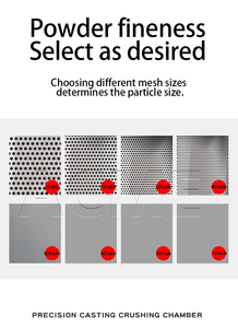 Thép không gỉ cấp thực phẩm khô lá Máy nghiền búa Máy Nghiền thủy tinh Máy nghiền hạt tiêu đỏ chất tẩy rửa bột Máy xay - Product Image 3