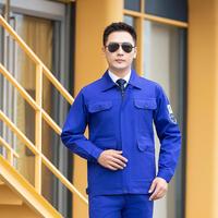 Combinaisons de travail personnalisées pour entreprises, combinaisons de travail de sécurité printemps-automne, respirantes, confortables, en polyester et coton, unisexes, en stock