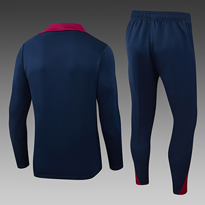 Camiseta de Fútbol de Manga Corta para Hombre, Cuello Alto, Transpirable, de Secado Rápido, 160g, Poliéster/Algodón, Ropa Deportiva, Servicio OEM, Transferencia Térmica - Product Image 2