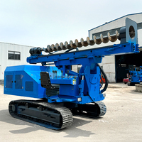 Machine Offre Spéciale de pilote de pile de clôture de route tarière rotative forage équipement de vissage pompe moteur autoroute garde-corps pilote de pile