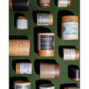 Botella de agua aislada a todo color de diseño personalizado, cilindro biodegradable, caja de cartón, embalaje de tubo de papel <span class=keywords><strong>Proworks</strong></span> - Product Image 4