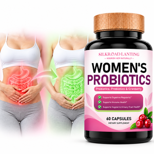 Capsules de probiotiques pour femmes en marque privée avec canneberge et fibres prébiotiques pour une régularité digestive quotidienne et un soutien au bien-être - Product Image 1
