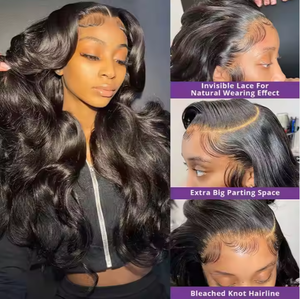 200% Body Wave Wholesale Raw INDIAN Virgin Natural Human Hair Hd <strong>Full</strong> <strong>Lace</strong> Frontal <strong>Wig</strong> Transparent <strong>Lace</strong> Front Human Hair <strong>Wigs</strong> - Product Image 5