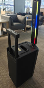 Haut-parleur de batterie rechargeable pliable et retourné BD <span class=keywords><strong>Pioneer</strong></span> Outdoor Party avec deux microphones en bande U - Product Image 3