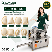 KONBRIT 80 PRO Machine automatique commerciale pour la fabrication de raviolis, samosas, empanadas, momos avec moules interchangeables