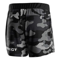 Celana Pendek Olahraga Pria Dry-Fit Sublimasi Custom, Pinggang Elastis, untuk Lari dan Gym
