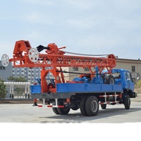 Rig pengeboran sumur air dalam 300M dipasang truk asli