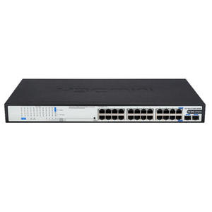 Switch géré H3C Mini S1226F-HPWR 26 ports 52 Gbps Gigabit PoE SNMP VLAN/QoS - Product Image 1
