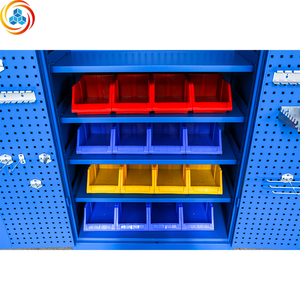 Metal Garage Storage Cabinets Heavy-Duty Key <b>Lock</b> <b>Tool</b> <b>Boxes</b> Floor Mount Storage Systems Workshop - Product Image 3
