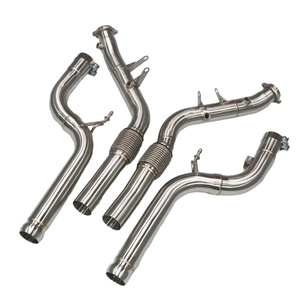 Factory Directly Export High Quality Exhaust Straight Downpipe for Benz S63AMG W222 M177 C217 5.5T - Product Image 1