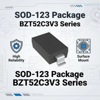 Composants électroniques LUJING BZT52C3V3 SOD-123 DIODES ZENER À MONTAGE EN SURFACE 500mw