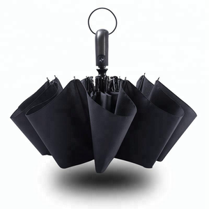 Logo personalizzato stampato antivento ombrello pubblicitario pieghevole in stile classico per regali aziendali nei giorni di pioggia - Product Image 3