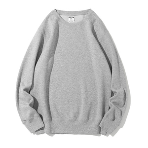 Sweat-shirt de sport unisexe à col rond et manches longues, doublure tissée, impression de logo personnalisée sur le devant, écologique, coupe-vent, respirant, vêtements de travail - Product Image 5