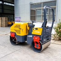 Mini-compacteur routier de 2 tonnes de capacité