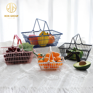 <span class=keywords><strong>Venta</strong></span> caliente restaurante cocina Mini <span class=keywords><strong>supermercado</strong></span> carrito <span class=keywords><strong>de</strong></span> la compra varios colores Metal Snacks Trolley - Product Image 2