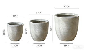 Macetas de Magnesio Decorativas de Diseño de Lujo y Alta Calidad Directo de Fábrica, Macetas Grandes para Flores, Ecológicas, con Orificio de Drenaje - Product Image 6