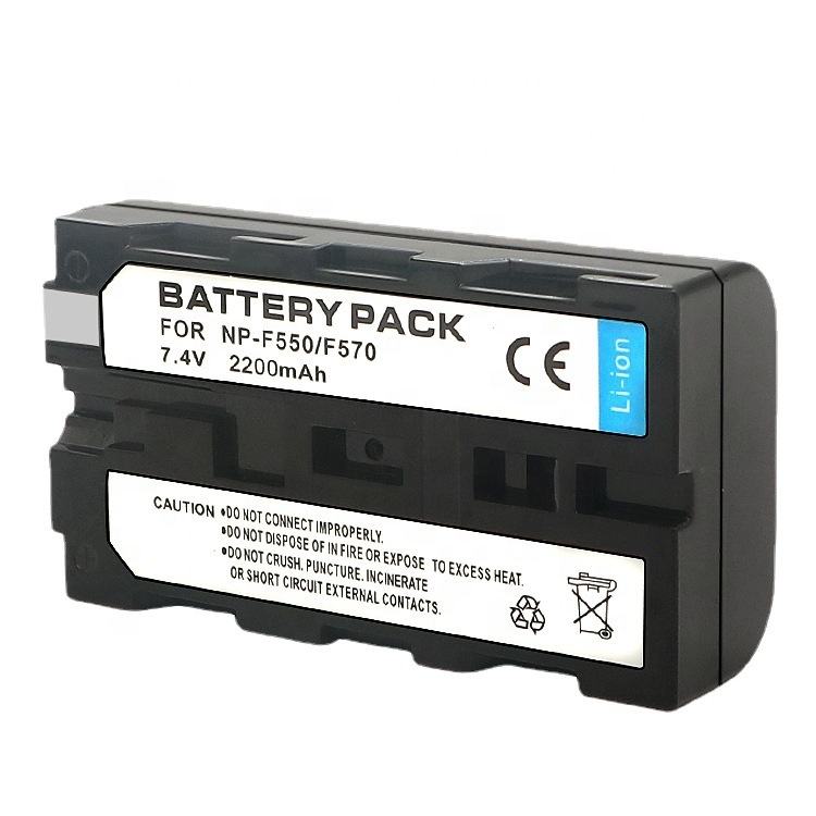 Hongdak Digital Video Camera Batteries 7.4v Li-ion Np-f970 Np-f570 Np-f550 Battery for Sony NP-F330 NP-F530 NP-F570 NP-F730 NP-F750 Hi-8