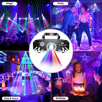 Luces Láser RGB 3D con Animación, Novedad 2026, Luces de Discoteca con Control Remoto y Aplicación para DJ, Fiestas, KTV, Bares, Iluminación de Escenarios