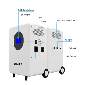 Station d'alimentation portable tout-en-un 3kWh 4kWh, batterie solaire 3KW 4000W, générateur, stockage d'énergie domestique - Product Image 6