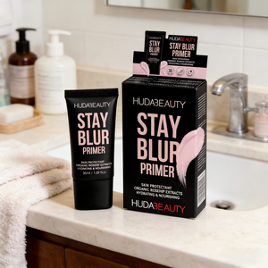 Base de maquillage minérale de luxe approuvée GMP, cache les rougeurs, atténue les imperfections, lisse la peau, fixe le fond de teint toute la journée - Product Image 2