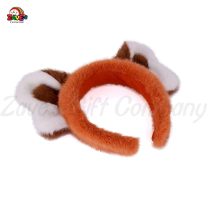 Мягкая плюшевая игрушка-комфортер Zaves 23 см: милый панда/белка, с сетчатой подкладкой, аксессуар для волос, индивидуальный дизайн, унисекс - Product Image 3