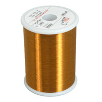 Fil magnétique CCA émaillé Formvar robuste 42 AWG 0,063 mm pour bobinage de micro de guitare et bobinage automobile, conforme ROHS