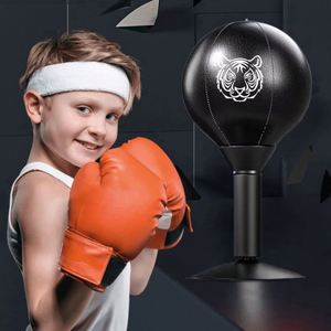 Heavy Duty Desk <b>Boxing</b> Punch Bag with Suction Cup Speed <b>Ball</b> for Kids and Adults-Stress Relief Desktop Punching Practice - Product Image 5