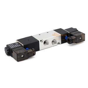 SXQD โซลินอยด์วาล์วสองตำแหน่งห้าทาง 4V330 10C ควบคุมแก๊ส ขนาดพอร์ต 1 2 นิ้ว ใช้งานที่อุณหภูมิปกติ - Product Image 1