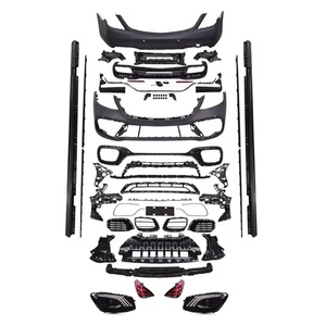 ชุดแต่งรอบคันสำหรับรถเบนซ์ S-Class W222 ปี 2014-2017  แบบดัดแปลงสไตล์ S63 ปี 2018 ชุดแต่งกันชนหน้าและหลัง ดีไซน์ 1:1 - Product Image 3