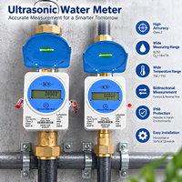 Compteur d'eau ultrasonique intelligent JRH Dn15 Dn20 Dn32 Dn40 R250/R400 LoRaWAN/LoRa/M-Bus/Modbus/RS485