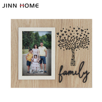 Cadre photo LED en bois UV 4x6 5x7 Nouveauté famille Cadeaux de vacances Décoration intérieure Présentoirs photo de table avec LED