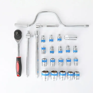 2024 Nhiệm Vụ Nặng Nề 24Pcs 1/<span class=keywords><strong>2</strong></span> \ "Ổ Cắm Phổ Cờ Lê Công Cụ Thiết Lập Crv Chất Liệu Metric Ratchet Cờ Lê OEM Tùy Chỉnh Dụng Cụ Tay - Product Image 6