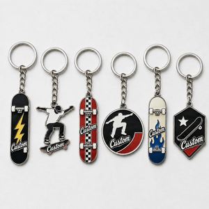 Llaveros Personalizados de Fabricante, Cadenas para Patinetas, Recuerdo de Club de Skate, Soporte Metálico para Llaves - Product Image 1