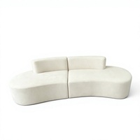 Canapé-lit pliable moderne en tissu éponge haute densité pour hôtel, réception et salon