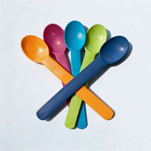 Cucharas de Helado Desechables de Almidón de Maíz al por Mayor, Ecológicas y Sostenibles, Biodegradables, Pedidos al por Mayor Bienvenidos para Fiestas - Product Image 1