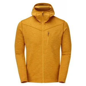 OEM personalizado hombres Zip polar Tech Sudadera con capucha sudadera