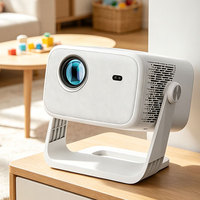 Projecteur de salle de conférence personnalisé C35C OEM, projecteur Android 4K, 500 ANSI, meilleur projecteur de cinéma maison lumineux pour la lumière du jour
