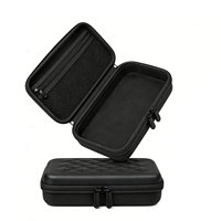 Étui rigide en mousse EVA durable, style simple personnalisé, fermeture éclair, étanche, polyvalent, pour accessoires électroniques de voyage et de tous les jours