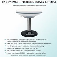 Antenne de topographie GNSS haute précision LY-GOYH7156 GPS GLONASS BDS Galileo QZSS L1 L2 L5 L-Band RTK 5.5dBi IP67