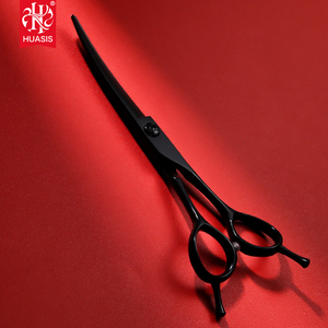 SX06-60Q professionale 6 "di alta qualità capelli da barbiere professionale curvo taglio HUASIS taglio capelli forbici - Product Image 3