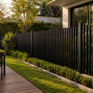 <span class=keywords><strong>Portail</strong></span> de clôture à lames en aluminium 6063 moderne et personnalisé, fourni directement par l'usine, <span class=keywords><strong>pour</strong></span> villa et jardin - Product Image 5