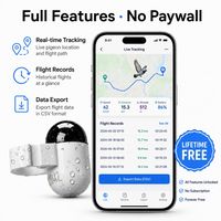 Traceurs GPS miniatures pour la télémétrie de la faune, avec un corps de 2,2 g et une étanchéité IP67, pour les essais sur les espèces voisines
