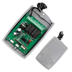 Phổ <span class=keywords><strong>433MHz</strong></span> <span class=keywords><strong>RF</strong></span> <span class=keywords><strong>Receiver</strong></span> cho tự động 2-kênh không dây nhà để xe/cửa cổng 433.92MHz cán mã <span class=keywords><strong>Receiver</strong></span> điều khiển từ xa - Product Image 1